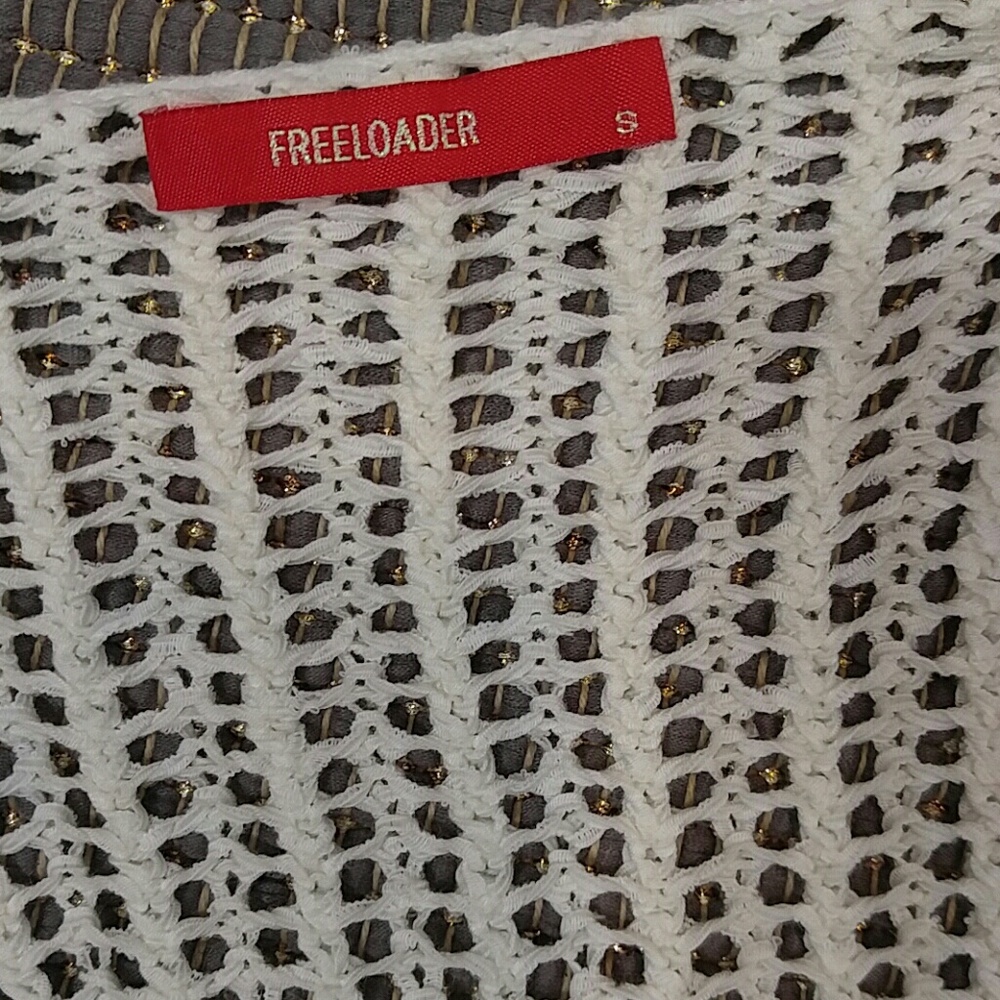 Modcloth Freeloader Ivory Sweater size small EUC - Picture 5 of 7